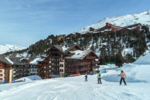 Skiing in Les Arcs