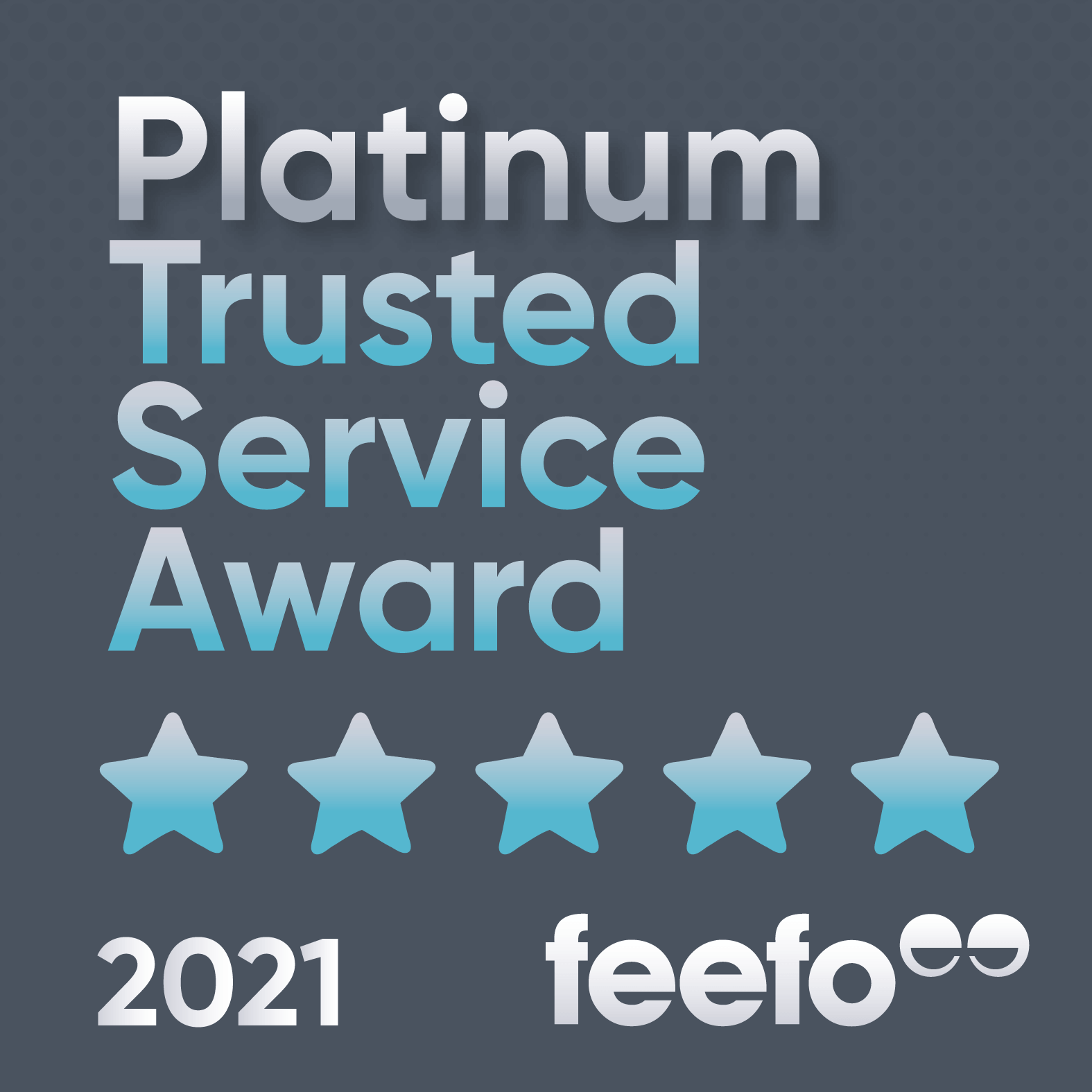 Feefo Platinum Winner 2021
