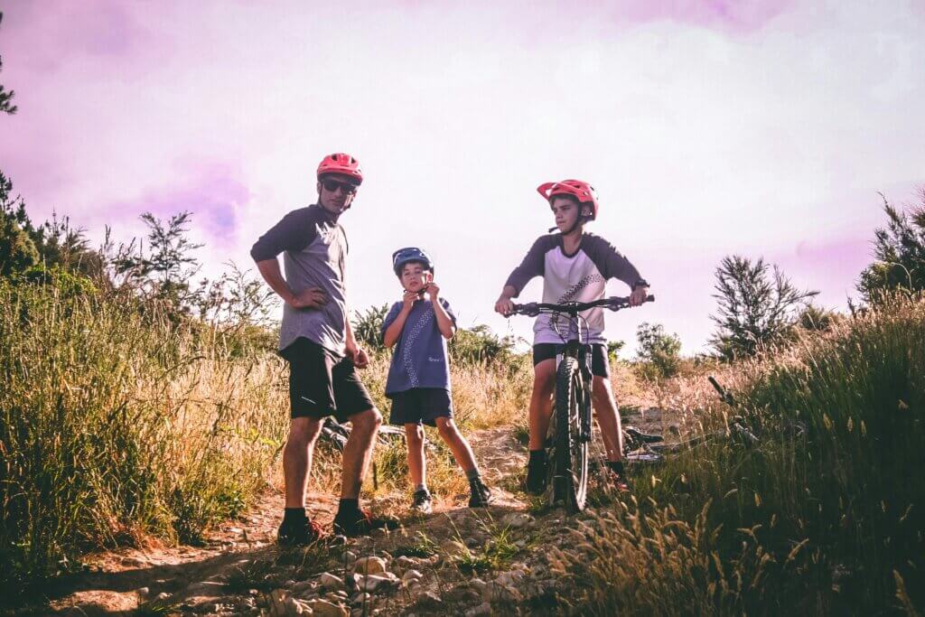 Mountain Biking family